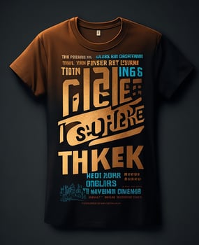Abstract graphic typography t-shirt print photo