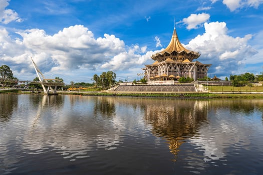 New Sarawak State Legislative Assembly Building in Kuching, Sarawak, Borneo, Malaysia. photo