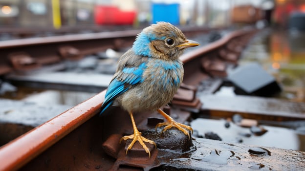 Generative AI, Urban Coexistence Wildlife in the Heart of the City photo