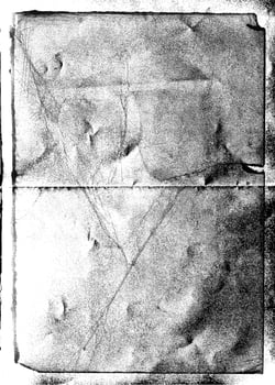black and grey crumpled and creased plastic poster texture background, for blending effect, white shiny aged, grunge, torn dirty wrinkled and distressed photo