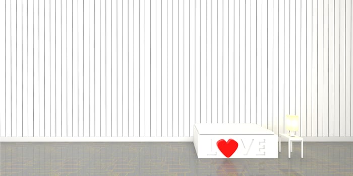 room heart love minimal living room photo
