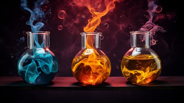 Mystical Alchemical Transformation, AI Generative photo