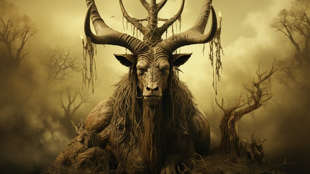 Generative AI, Infernal Enigmas Unveiling Satanic Symbols photo