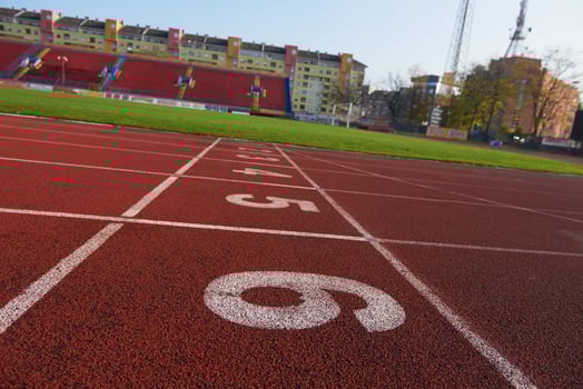 athletic track view photo