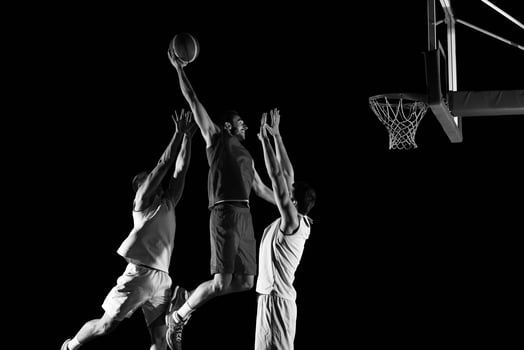 basketball player in action photo