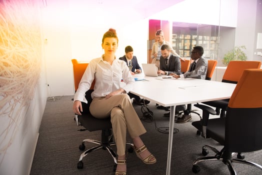 business people group at office photo