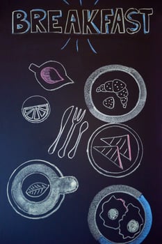 chalkboard drawings view photo