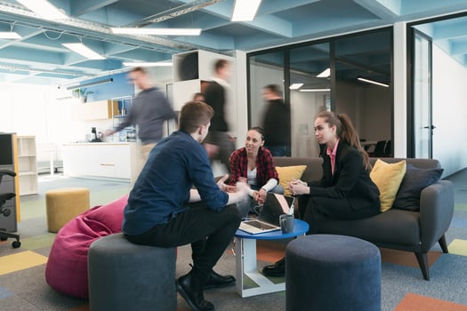 People working in the office photo