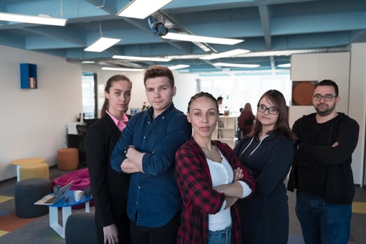 People working in the office photo