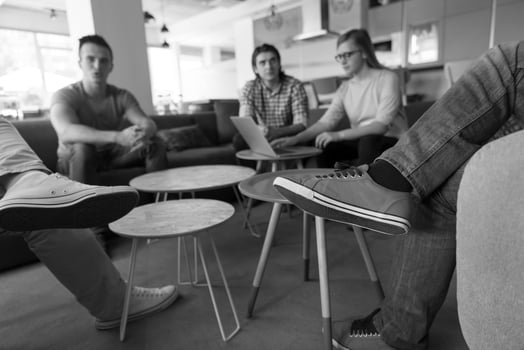 team meeting and brainstorming photo
