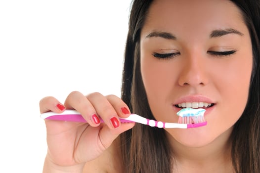 woman dental care photo