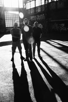 three man group photo