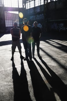 three man group photo