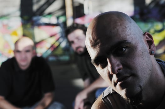 three man group photo