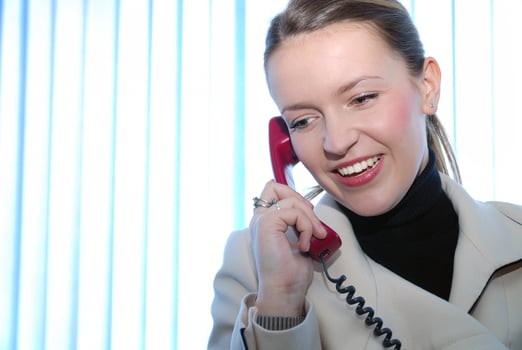 .businesswoman talking by phone photo