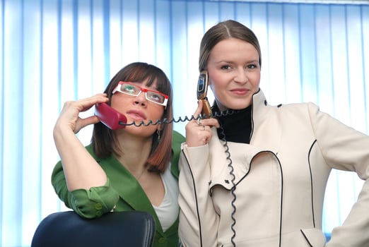 .office fun with telephones photo
