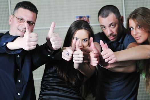 people group finger ok photo