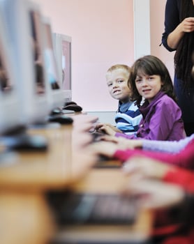 it education with children in school photo