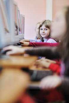 it education with children in school photo