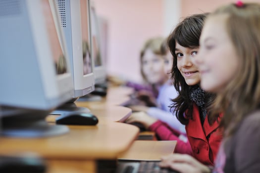 it education with children in school photo