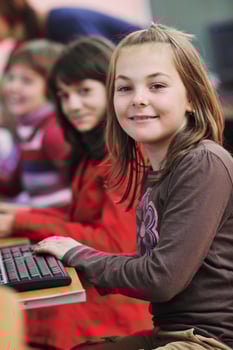 it education with children in school photo