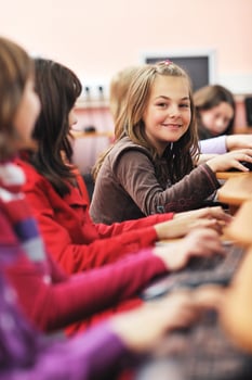 it education with children in school photo
