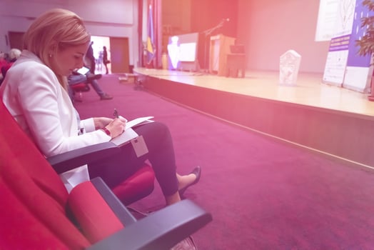 business people taking notes photo