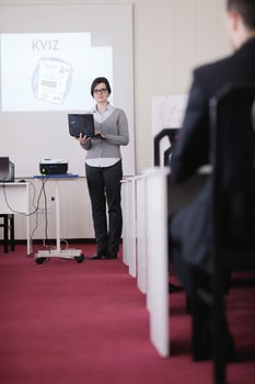 business people group on seminar photo