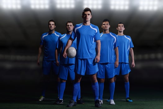 soccer players team photo