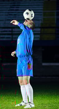 football player in action photo