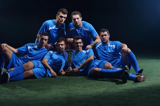 soccer players team photo