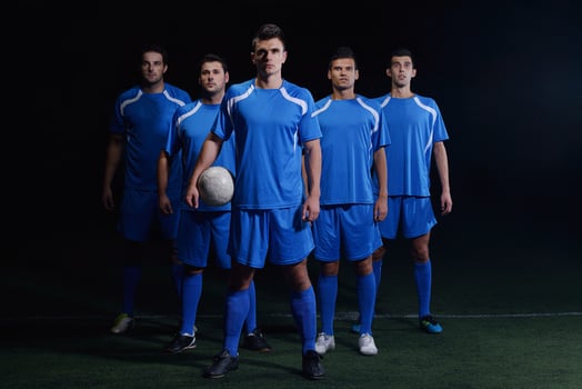 soccer players team photo