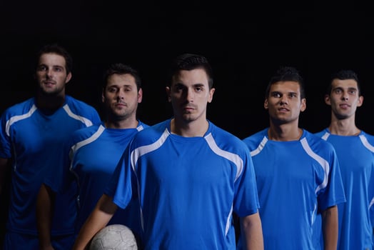 soccer players team photo