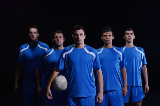 soccer players team photo
