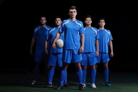 soccer players team photo
