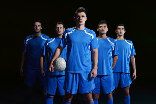 soccer players team photo