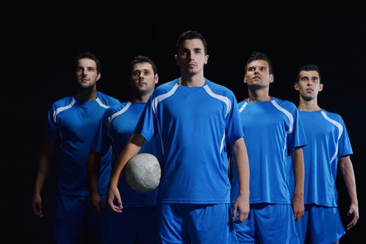 soccer players team photo
