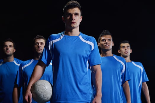 soccer players team photo