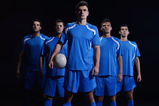 soccer players team photo