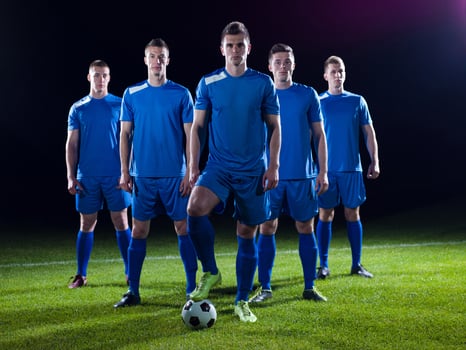 soccer players team photo