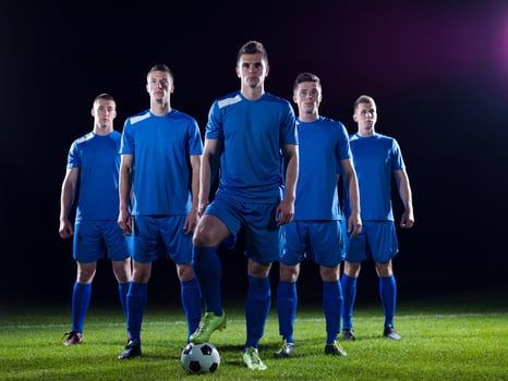 soccer players team photo