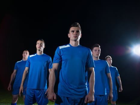soccer players team photo