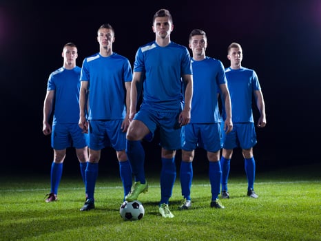 soccer players team photo
