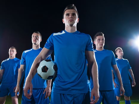 soccer players team photo