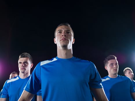 soccer players team photo