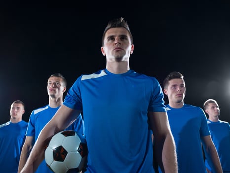 soccer players team photo