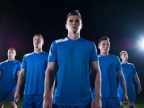 soccer players team photo