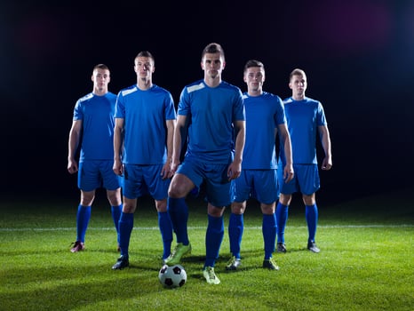 soccer players team photo