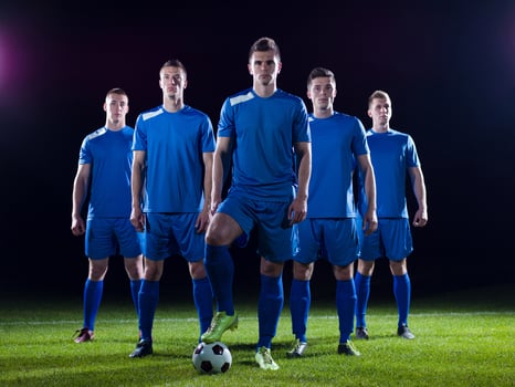 soccer players team photo