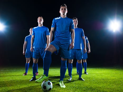 soccer players team photo